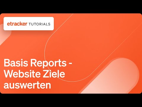 Web Analytics Basis Reports Website Ziele auswerten