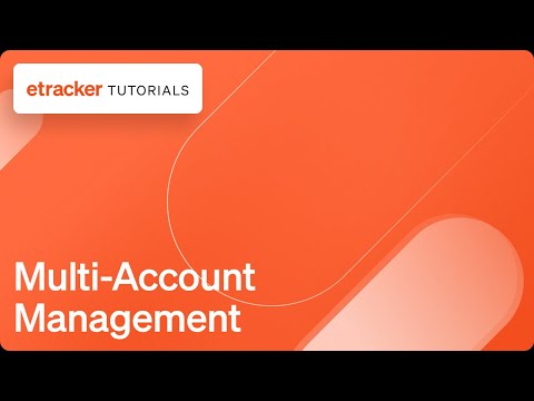 etracker Multi Account Management